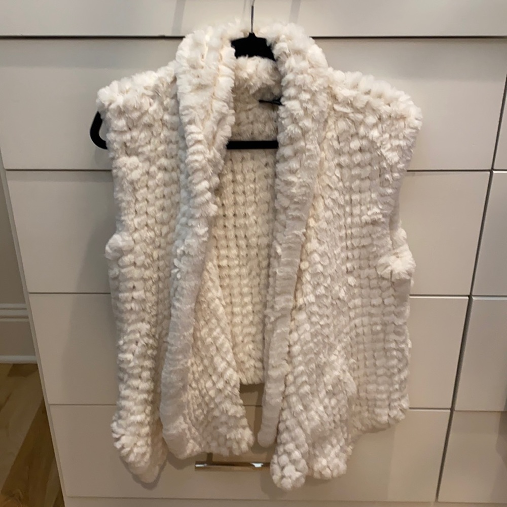 NWOT faux fur vest